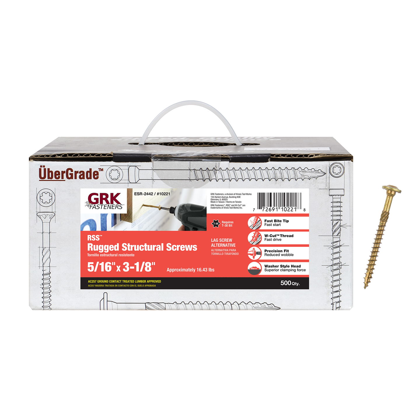 TREX GROOVE CUTTER ROUTER BIT 1/4" SHANK FOR HIDEAWAY SYSTEM Deck